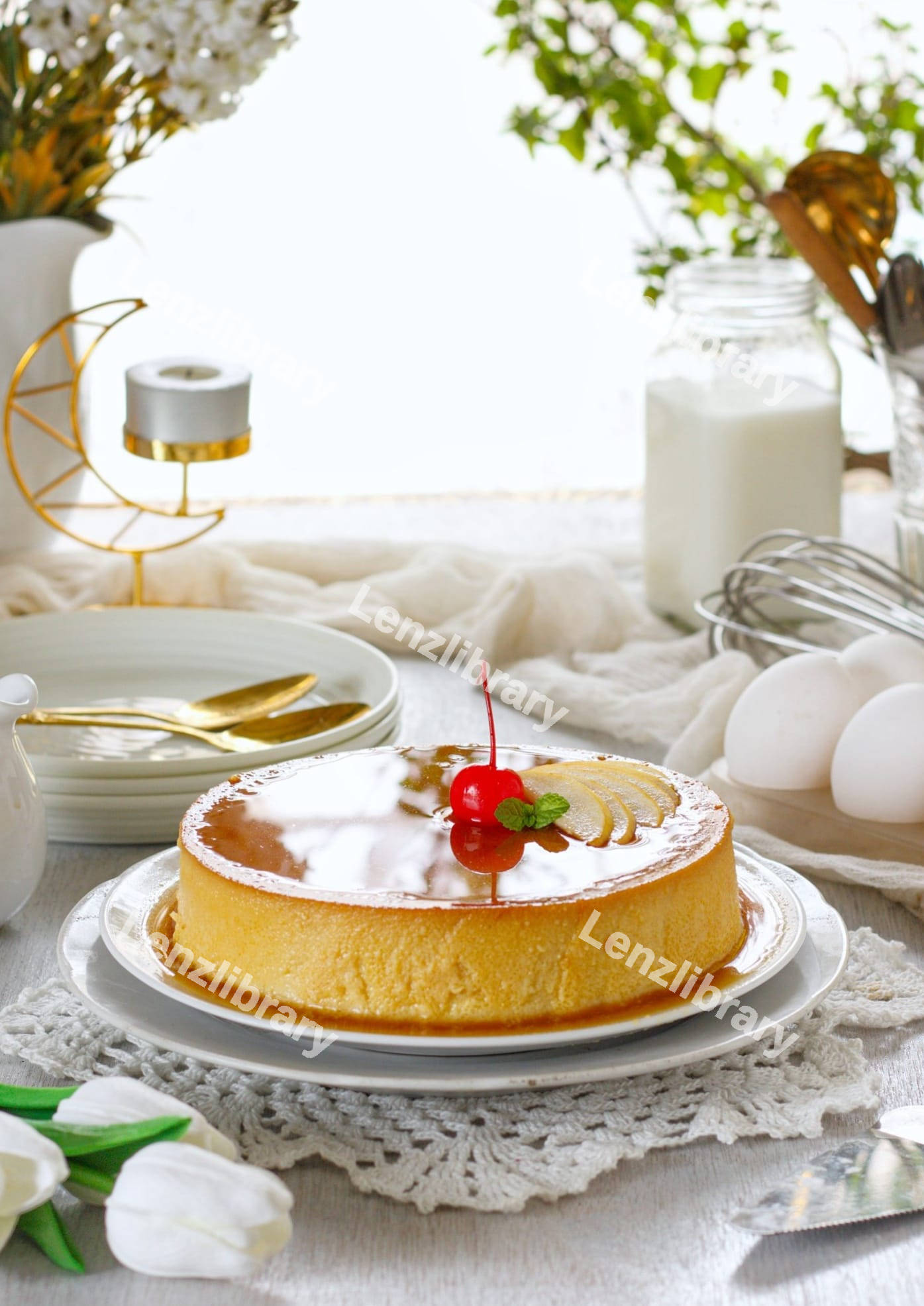Caramel pudding